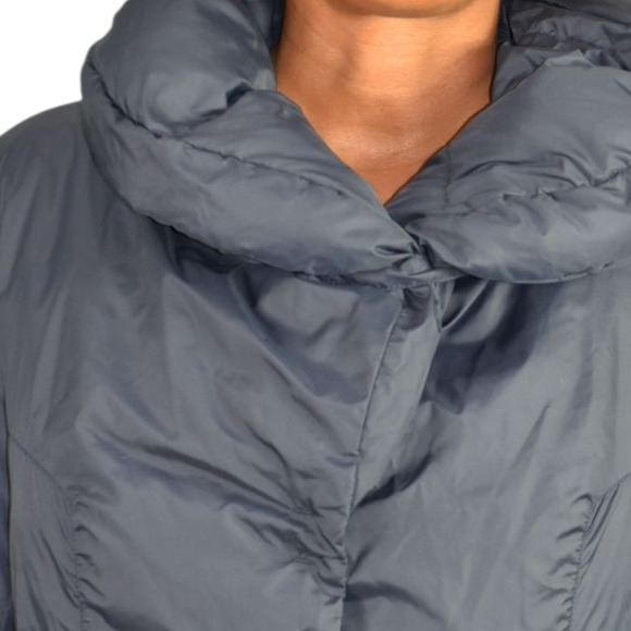 ADD Puffer Jacket Funnel Neck Black Goose Down Short Padded Puffy Winter Coat 8 - Picture 4 of 16
